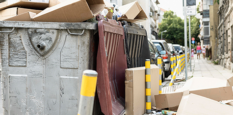 Construction and demolition waste disposal service in Dubai